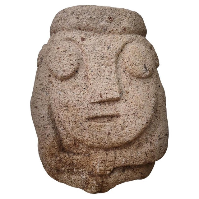 Peruvian Artist, Recuay Culture Anthropomorphic Sculpture, 400BCE-400CE, Carved Stone For Sale - Image 14 of 14