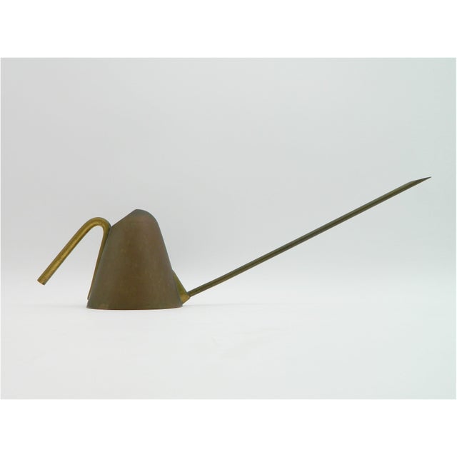 Carl Auböck Copper and Watering Brass Can by Carl Auböck for Werkstätte Carl Auböck For Sale - Image 4 of 11