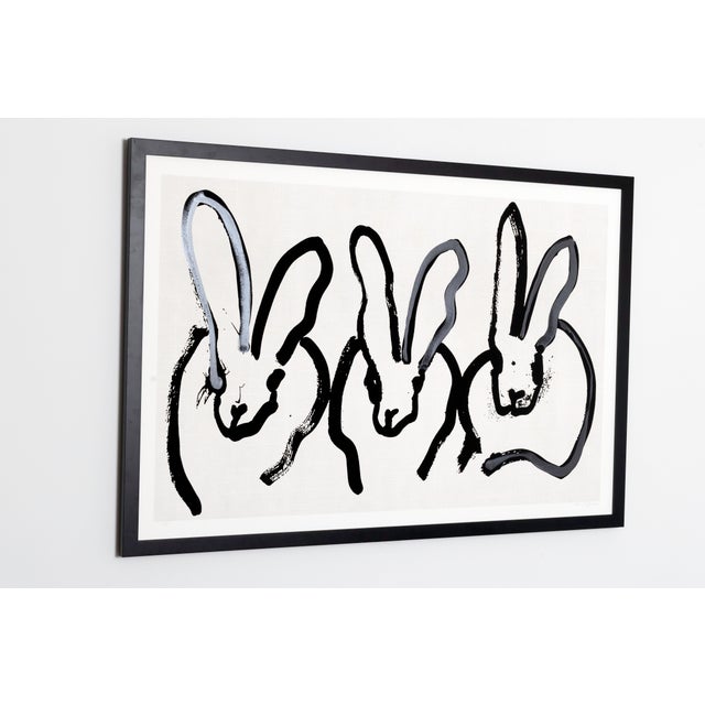 Abstract Hunt Slonem "Day Trio" Limited Edition Print With Hand-Work For Sale - Image 3 of 3