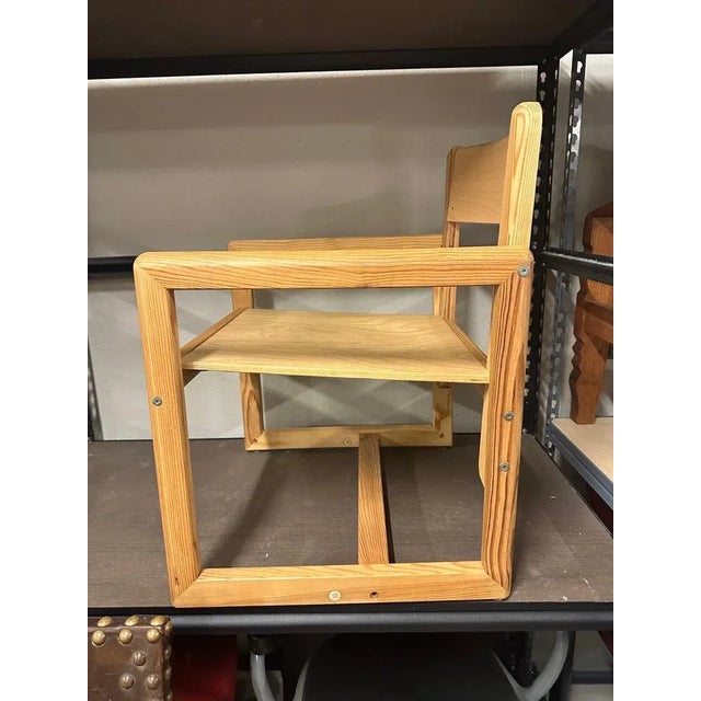 Pine Andre Sornay Armchair, France, 1950's For Sale - Image 4 of 8