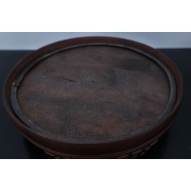 Very Sweet Chinese Wood Bird Cage Carved Tokens Pots & Porcelain Pots For Sale - Image 16 of 18