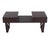 Wood Bi Level Coffee Table with Two Side Drawers Storage in Espresso Finish For Sale - Image 7 of 9