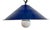 Industrial Blue Enamel Factory Pendant Lamp, 1950s For Sale - Image 15 of 15