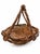 Antique 1920's Japanese Bamboo Ikebana Hanakago Flower Basket For Sale - Image 11 of 13