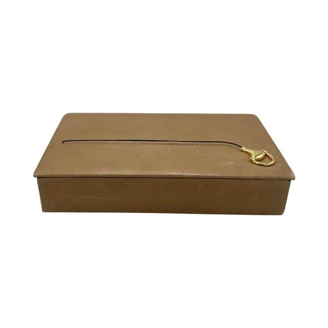 Details: -This beautiful mid-century Gucci box is perfect for storing keepsakes, jewelry, or can be used as an elegant...
