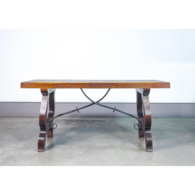 Refectory Table in Walnut For Sale - Image 12 of 16