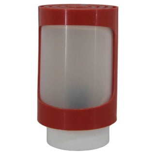 Space Age Red and White Plastic Table Lamp, 1960s For Sale
