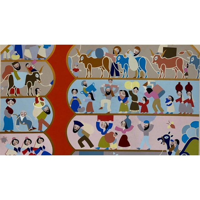 This is a mixed lithograph and serigraph silkscreen as per descriptions i read. this is not signed or numbered. it is a...