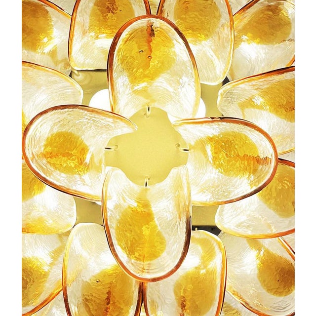Glass Murano Glass Chandelier, 1990s For Sale - Image 7 of 18