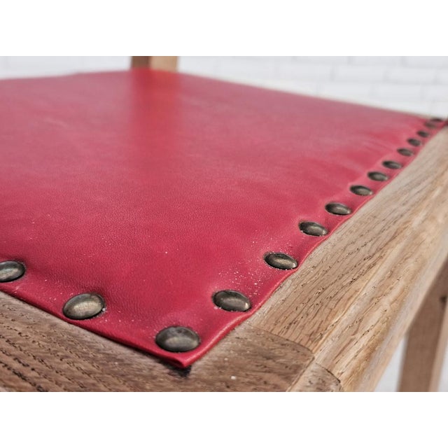 Set of Vintage Danish Dinning Chairs in Oak, 1950s For Sale - Image 15 of 18