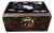 Vintage Chinese Rosewood & Mother-of-Pearl Inlay Jewelry Box – Auspicious Objects & Clouds Motif For Sale