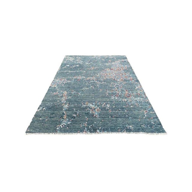 2010s Handwoven Modern Abstract Area Rug 9x12 For Sale - Image 5 of 12