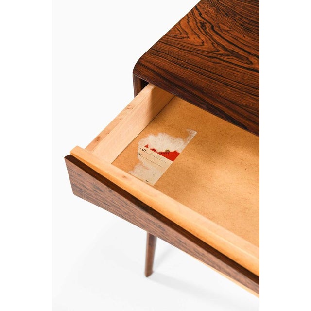 Beech and Rosewood Bedside Tables by Rimbert Sandholt, 1960s, Set of 2 For Sale - Image 6 of 12