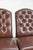 Brown Chesterfield Dining Chairs in Cowhide Leather, Set of 6 For Sale - Image 8 of 14