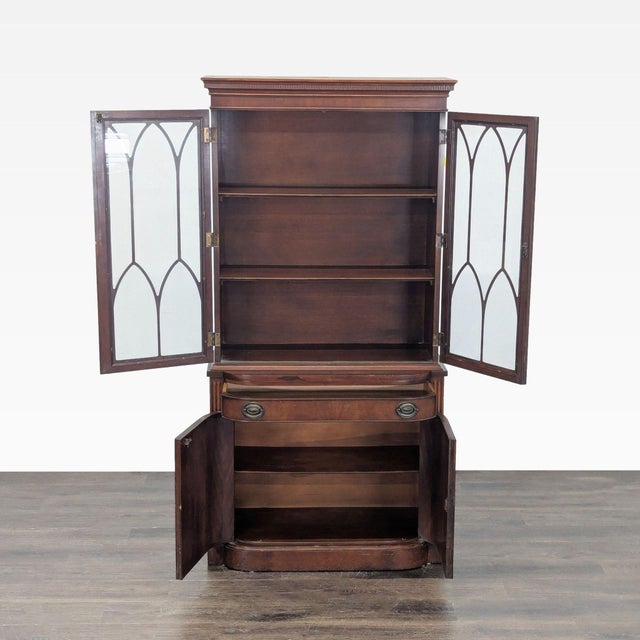 Traditional Vintage Drexel Hutch For Sale - Image 3 of 10