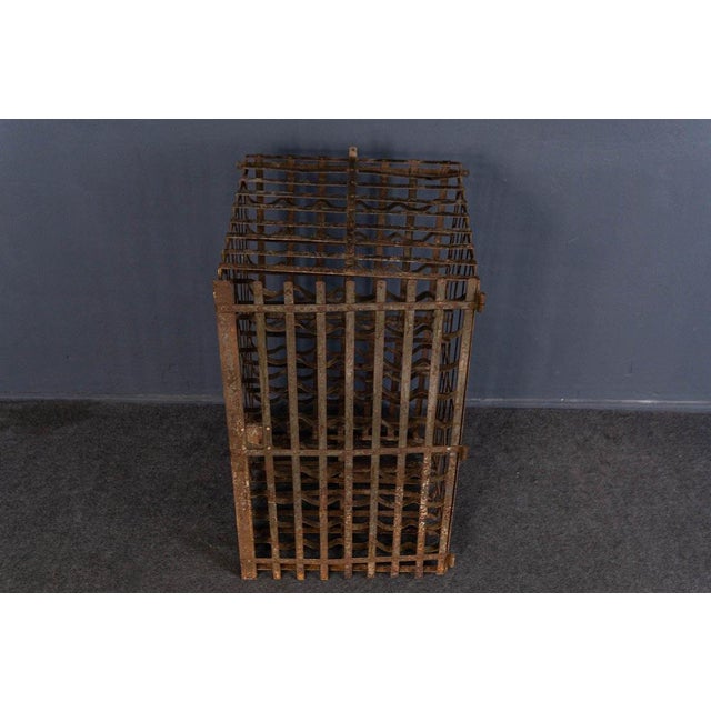 Vintage Steel Wine Rack For Sale - Image 6 of 18
