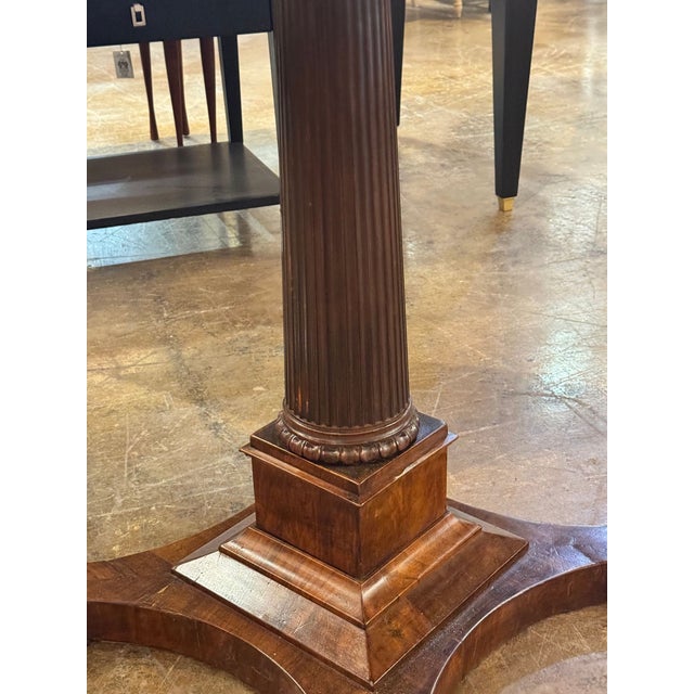 19th C. Italian Walnut Center Table For Sale - Image 4 of 7