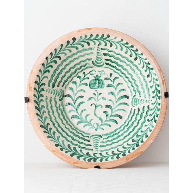 Spanish Revival Hand-Painted Ceramic Wall Bowl by Fajalauza Lebrillo for Granada Pottery, 2010s For Sale - Image 9 of 14