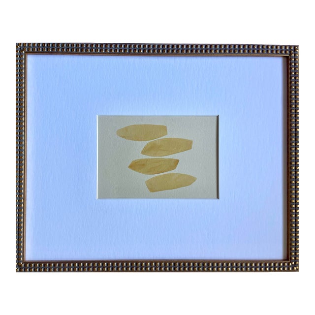 2026 "Incoraggiamento" Abstract Minimalist Painting on Paper by Artist r.k. Red For Sale