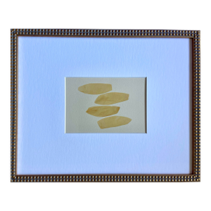 2026 "Incoraggiamento" Abstract Minimalist Painting on Paper by Artist r.k. Red