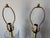 1980s Vintage Sciolari Style Brass & Clear Ribbed Lucite Table Lamps – Pair For Sale - Image 12 of 12