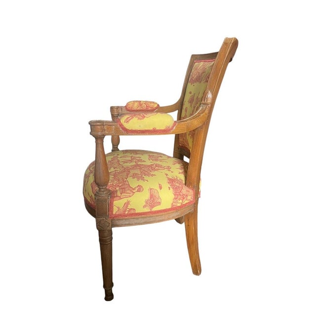 French Louis XVI Convertible Armchair For Sale - Image 3 of 14