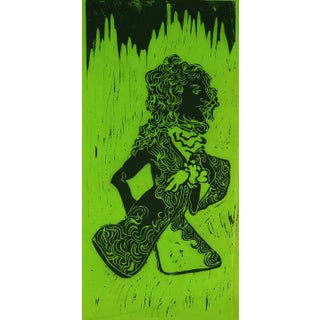 Mid 20th Century Louis XIV Costume Block Print For Sale