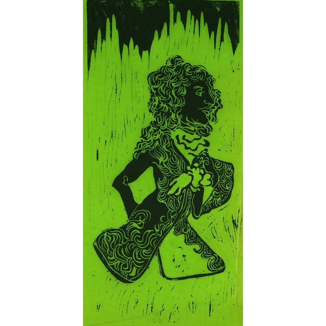 Mid 20th Century Louis XIV Costume Block Print For Sale