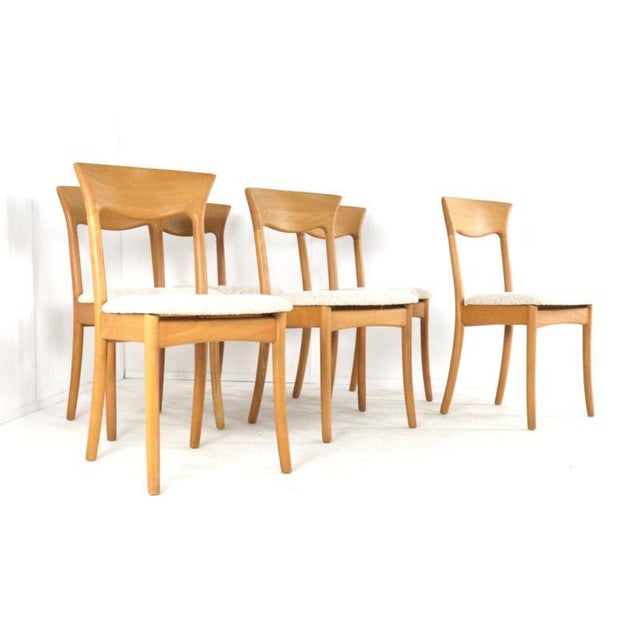 1970s Chairs by Juul Kristensen for JK Denmark, Set of 6 For Sale - Image 5 of 16