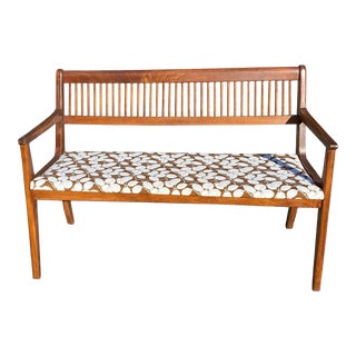 Mid-Century Modern Drexel Profile by John Van Koert Bench For Sale