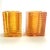 Mid-Century Modern Vintage Hollowick Burnt Orange Glass Candle Holder or Bud Vase a Pair For Sale - Image 3 of 8