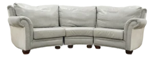 Custom Italian Curved Conversation Sofa