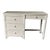 20th C Henry Link for Lexington White Wicker Desk For Sale