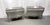 Vintage Pair Bombay Chests Gray Distressed For Sale - Image 10 of 11