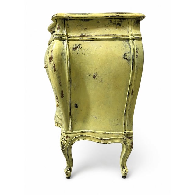 Sage Green French Provincial Petite Chest of Drawers For Sale - Image 4 of 7