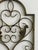 French Country Vintage 36" Wrought Iron Scroll Wall Panel With Cast Leaf Accents For Sale - Image 3 of 17