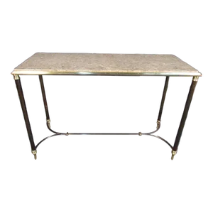 Vintage Marble Top Console Table