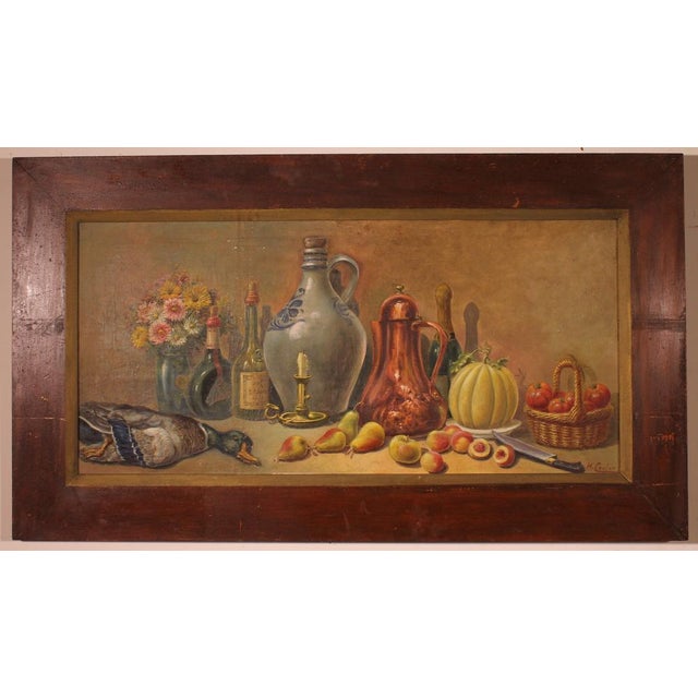 H. Coulon, Still Life, 19th Century, Oil on Canvas, Framed For Sale - Image 7 of 7