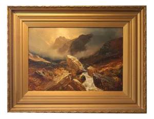 Clarance Henry Roe, Landscape, 19th Century, Oil on Canvas