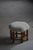 Mid-Century Modern Danish Hexagonal Oak Stool with Shearling Lambswool Upholstery, 1950 For Sale - Image 10 of 14