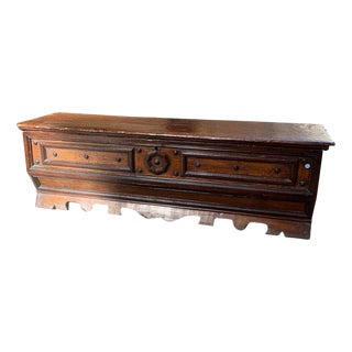 Sienese Chest in Poplar and Walnut For Sale