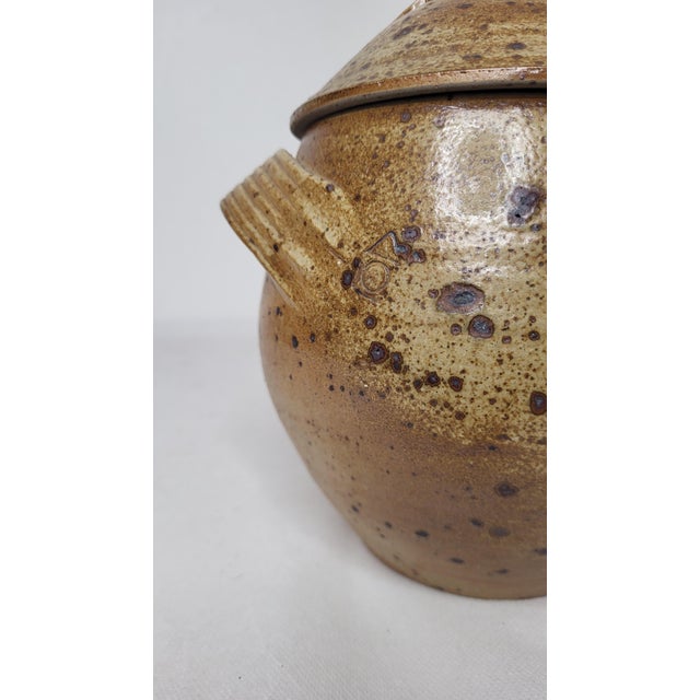 1960s Pyrite Stoneware Tureen by Charles Gaudry, 1960s For Sale - Image 5 of 7