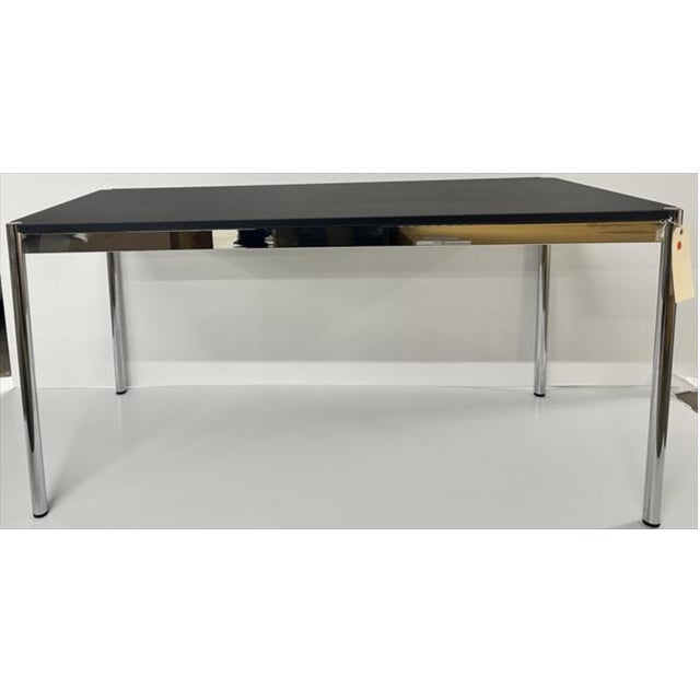 USM Usm Haller Table Black Linoleum (T59) - Brand New! For Sale - Image 4 of 4