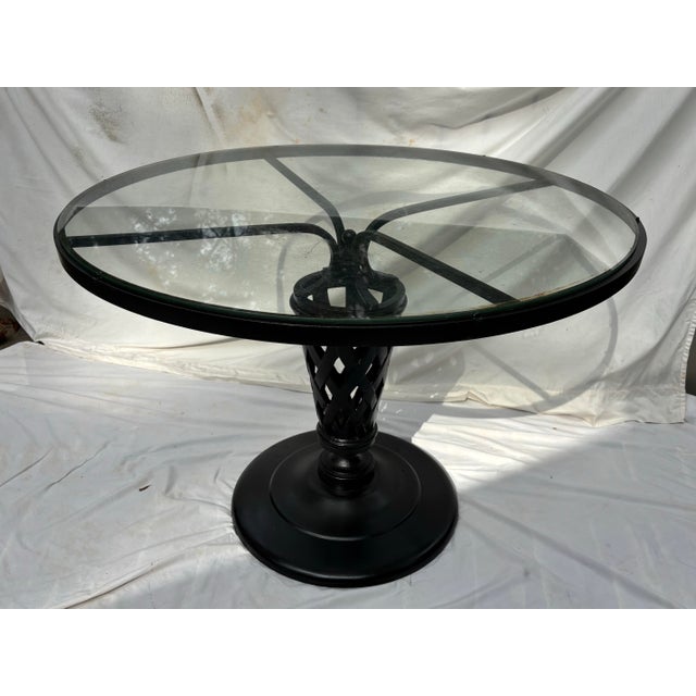 Metal Russell Woodard Florentine New Orleans Center Table for Patio For Sale - Image 7 of 7