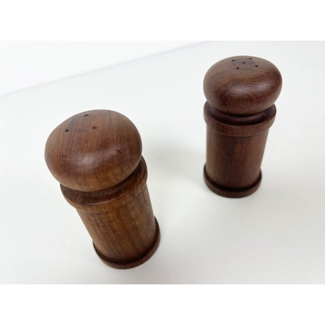 Danish Teak Salt and Pepper Shakers - Vintage For Sale In Detroit - Image 6 of 10