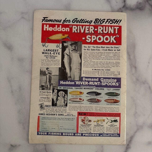 Vintage June 1940 Hunting and Fishing Magazine, Cover Art Gordon Nichols For Sale - Image 4 of 4