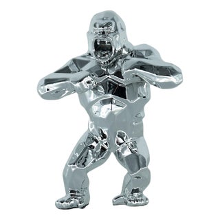 Silver Kong Christmas from Richard Orlinski For Sale