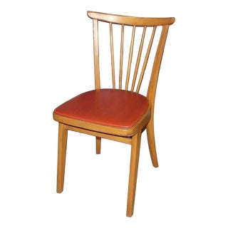 Kitchen Chair in Acella Red Mottled, 1950s For Sale