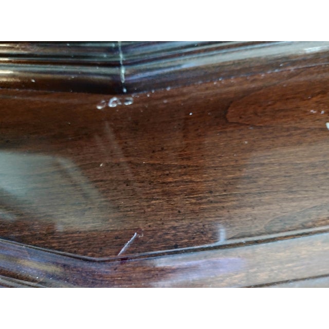 Wood 1980s Ethan Allen Georgian Court China Cabinet For Sale - Image 7 of 8