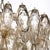 Modernist Hand-Blown Murano Smoked Glass Polyhedral Chandelier in Brass Fittings For Sale - Image 13 of 18